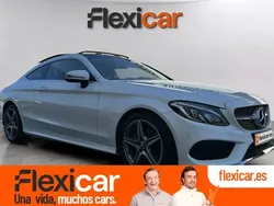 Blanco Usado 2017 Mercedes C220 AMG line Coupe | 27.990 € (Precio justo)