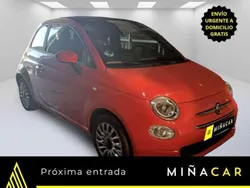 Rojo Usado 2020 Fiat 500C Lounge Descapotable | 9675 € (Precio justo)