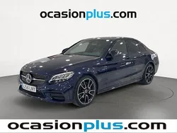 Azul Usado 2021 Mercedes C200 AMG Berlina | 27.173 € (Buen precio)