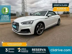 Blanco Usado 2018 Audi A5 Cabriolet S-Line Descapotable | 27.290 € (Buen precio)