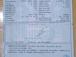 Granate Usado 1995 Honda Civic Berlina | 5500 €