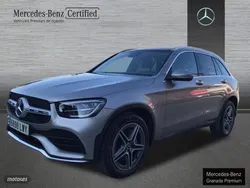 Gris / plateado Usado 2022 Mercedes GLC220 AMG line | 49.500 € (Un poco caro)