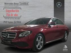 Rojo Usado 2016 Mercedes E220 Avantgarde Berlina | 25.990 € (Un poco caro)