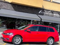 Rojo Usado 2019 VW Golf VII Advance Familiar | 16.900 € (Precio justo)