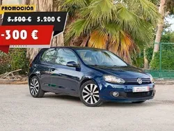 Azul Usado 2009 VW Golf VI Advance Berlina | 5200 € (Caro)