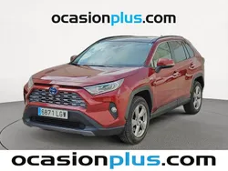 Rojo Usado 2020 Toyota RAV4 Hybrid Luxury SUV | 28.628 € (Buen precio)