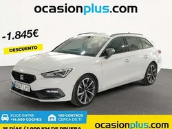 Blanco Usado 2021 Seat Leon ST FR Familiar | 18.455 € (Precio justo)