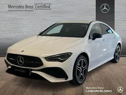Blanco Usado 2024 Mercedes CLA250e AMG line Berlina | 42.900 € (Un poco caro)