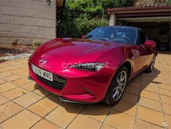 Rojo Usado 2024 Mazda MX5 Exclusive-Line Descapotable | 27.500 € (Precio justo)