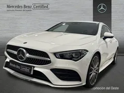 Blanco Usado 2019 Mercedes CLA200 AMG line Berlina | 30.900 € (Precio justo)