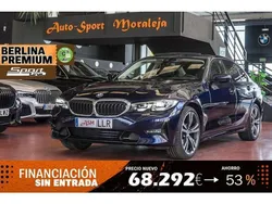 Azul Usado 2021 BMW 320 Sport Line Berlina | 28.900 € (Buen precio)