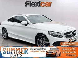 Blanco Usado 2015 Mercedes C220 Coupe | 24.990 € (Precio justo)
