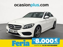 Blanco Usado 2016 Mercedes C220 AMG Berlina | 24.300 € (Precio justo)