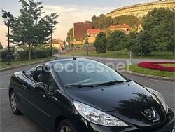 Negro Usado 2008 Peugeot 207 CC Descapotable | 3500 € (Precio justo)