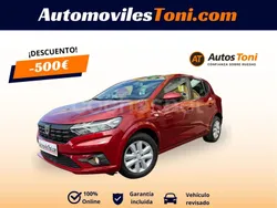 Granate Usado 2022 Dacia Sandero Acces Utilitario | 10.490 € (Precio justo)