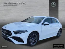Blanco polar Usado 2024 Mercedes A250 AMG line Berlina | 37.900 € (Precio justo)