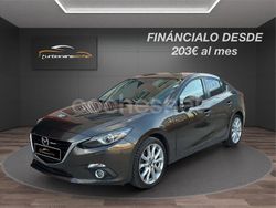 Gris / plata Usado 2016 Mazda 3 Luxury Berlina | 12.999 € (Precio justo)
