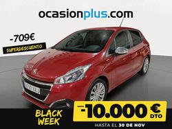 Rojo Usado 2018 Peugeot 208 Style Utilitario | 7800 € (Precio justo)