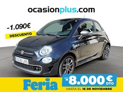 Negro Usado 2021 Fiat 500 S Berlina | 10.890 € (Precio justo)