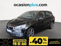 Negro Usado 2016 BMW 218 Active Tourer Monovolumen | 15.450 € (Precio justo)