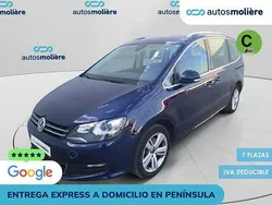 Azul Usado 2020 VW Sharan Advance Monovolumen | 21.890 € (Precio justo)