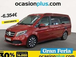 Rojo Usado 2021 Mercedes V250 Marco Polo Monovolumen | 61.728 € (Caro)