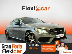 Gris Usado 2016 Mercedes C220 AMG line Coupe | 26.290 € (Precio justo)