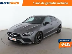 Gris Usado 2019 Mercedes CLA180 AMG line Berlina | 27.699 € (Precio justo)