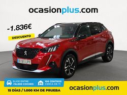 Rojo Usado 2021 Peugeot 2008 GT SUV | 15.800 € (Precio justo)
