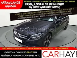 Gris / plata Usado 2021 Mercedes C300e Business Familiar | 25.690 € (Precio justo)
