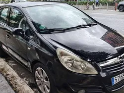 Negro Usado 2008 Opel Corsa Utilitario | 3890 € (Precio justo)