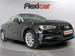 Negro Usado 2015 Audi A3 Cabriolet Ambition Descapotable | 14.990 €
