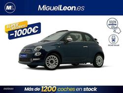 Azul Usado 2022 Fiat 500C Dolcevita Descapotable | 10.985 € (Buen precio)