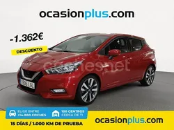 Rojo Usado 2020 Nissan Micra Tekna Utilitario | 14.990 € (Un poco caro)