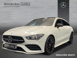 Blanco Usado 2021 Mercedes CLA220 AMG line Berlina | 33.900 € (Precio justo)