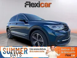 Azul Usado 2021 VW Tiguan Life SUV | 26.990 € (Precio justo)