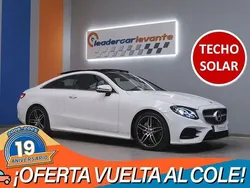 Blanco Usado 2018 Mercedes E220 Coupe | 33.900 € (Precio justo)