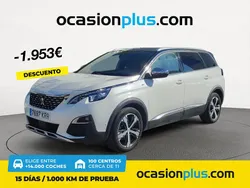 Blanco Usado 2018 Peugeot 5008 GT Monovolumen | 21.490 € (Precio justo)