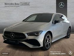 Plateado Usado 2024 Mercedes CLA250e Shooting Brake AMG line Familiar | 41.900 € (Caro)