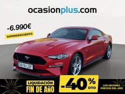 Rojo Usado 2019 Ford Mustang GT Fastback Coupe | 42.900 € (Precio justo)