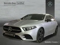 Iridiumsilver, metallic paint Usado 2022 Mercedes A180 AMG line Berlina | 28.500 € (Precio justo)