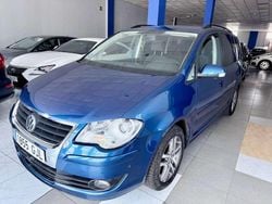 Azul Usado 2008 VW Touran Highline Monovolumen | 6990 € (Precio justo)