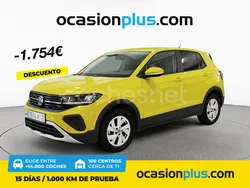 Amarillo Usado 2024 VW T-Cross Life SUV | 19.300 € (Buen precio)