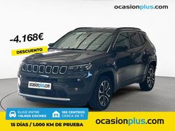 Gris Usado 2022 Jeep Compass Limited SUV | 21.990 € (Precio justo)
