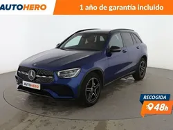 Azul Usado 2019 Mercedes GLC200 AMG line SUV | 34.499 € (Precio justo)