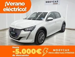 Blanco Usado 2021 Peugeot e-208 Active Utilitario | 18.995 € (Precio justo)