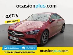 Rojo Usado 2021 Mercedes CLA200 Berlina | 29.390 € (Precio justo)
