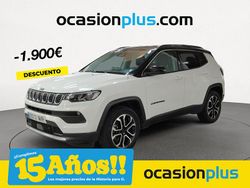 Blanco Usado 2023 Jeep Compass Limited SUV | 20.900 € (Precio justo)