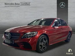 Rojo jacinto Usado 2020 Mercedes C200 AMG line Berlina | 29.900 € (Precio justo)