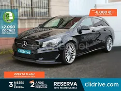 Negro Usado 2015 Mercedes CLA220 Shooting Brake AMG line Familiar | 22.190 € (Caro)